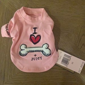 Juicy Couture Pink Dog Shirt